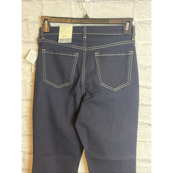 Style & Co. NWT Women’s Dark wash Casual Everyday Bootcut High rise Jeans Sze4 - Picture 8 of 9